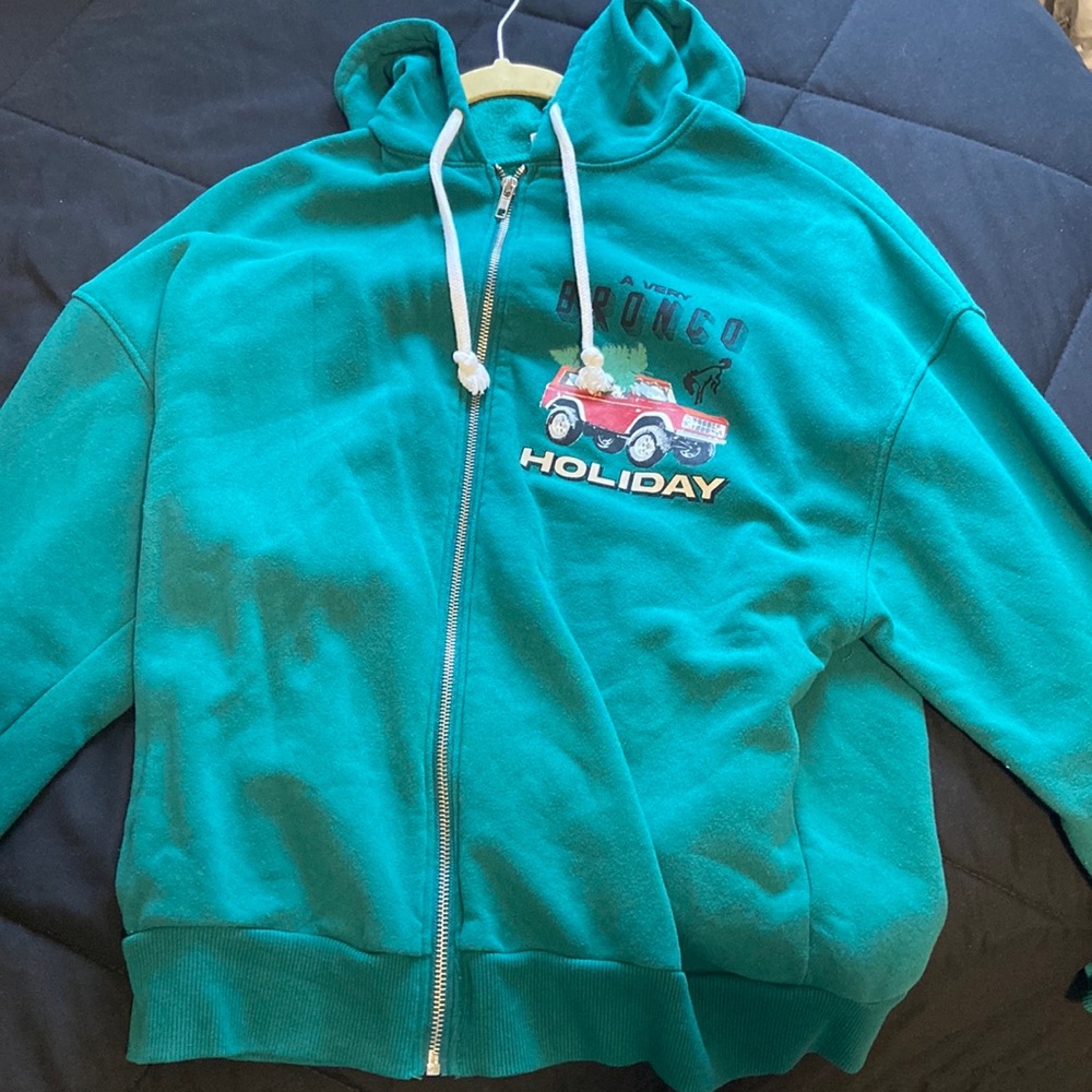 bronco holiday hoodie